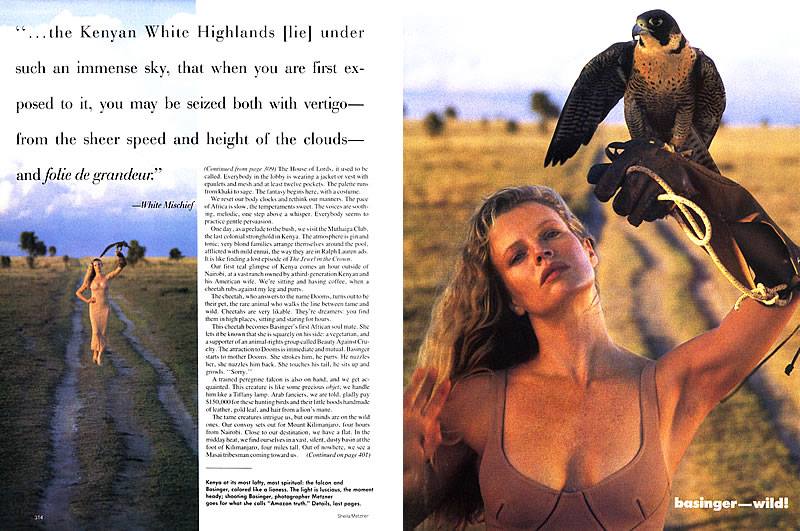 Kim Basinger By Sheila Metzner 1988 (Vogue)