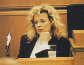 Kim Basinger at Los Angeles Superior Court 1993