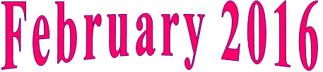 February 2016 February 2016