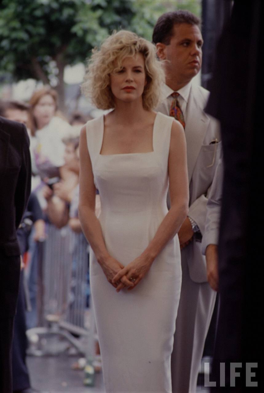 July 8, 1992 -  Kim received her star on The Hollywood Walk Of Fame, the pavement shrine's 1,959th