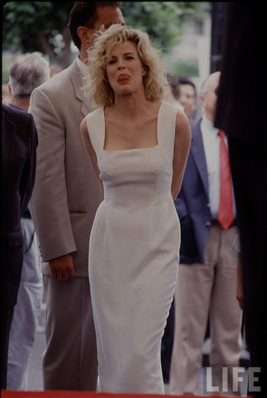 July 8, 1992 -  Kim received her star on The Hollywood Walk Of Fame, the pavement shrine's 1,959th